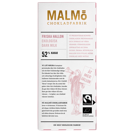 Tegel Friska Hallon 52% FT