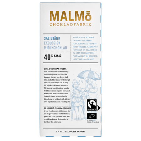 Tegel Saltstänk 45% Mjölkchoklad FT